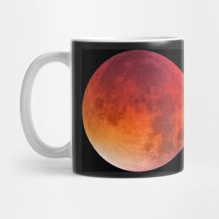 Bloody moon on night dark sky Mug